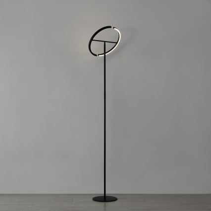 Eglo - LED regulējama stāvlampa 2xLED/8,8W/230V melna