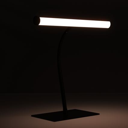 Eglo - LED regulējama skārienjūtīga galda lampa LED/5W/230V 2700/4000/6500K melna hroma apdare