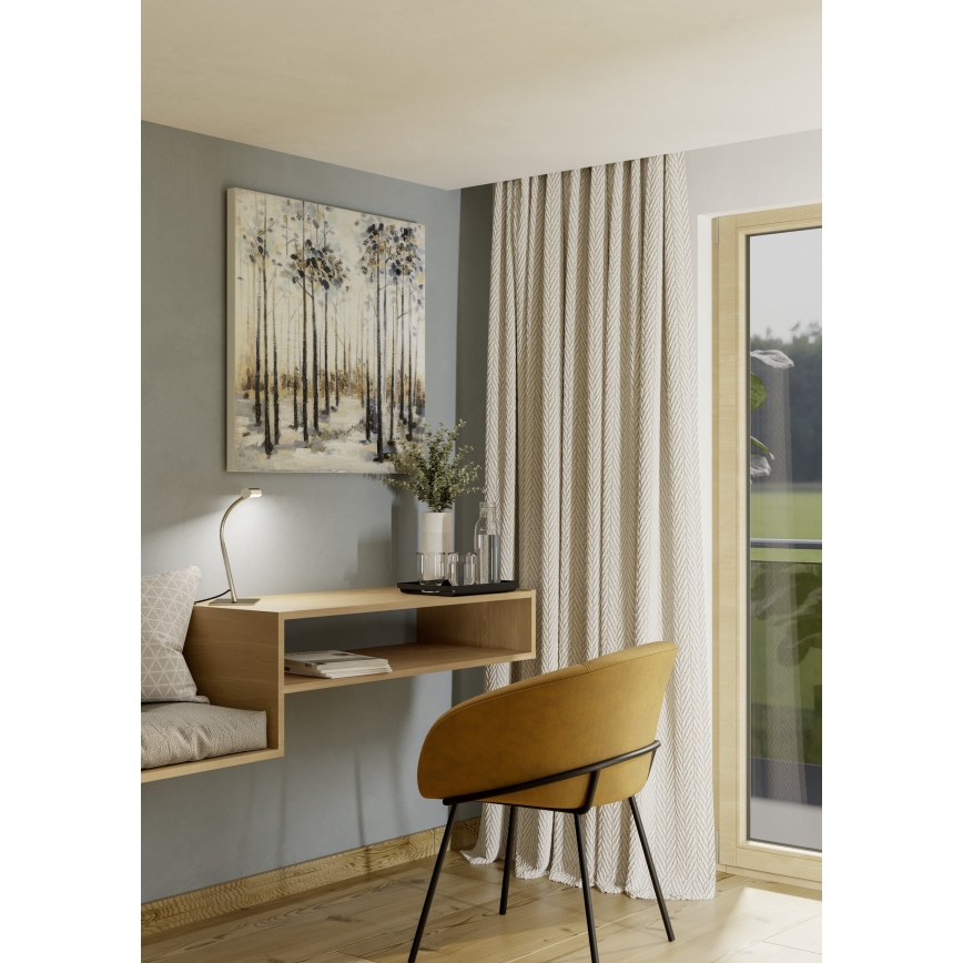 Eglo - LED regulējama skārienvadāma galda lampa LED/5W/230V 2700/4000/6500K matēts hroms