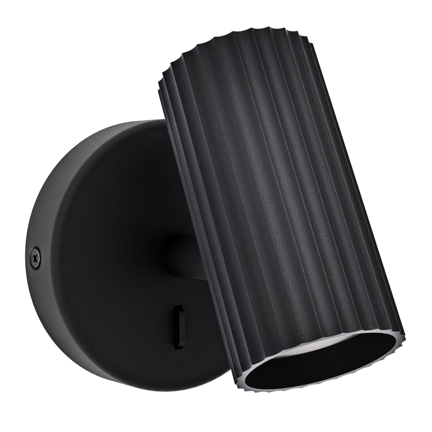 Eglo - Sienas spota gaismeklis 1xGU10/5W/230V melns