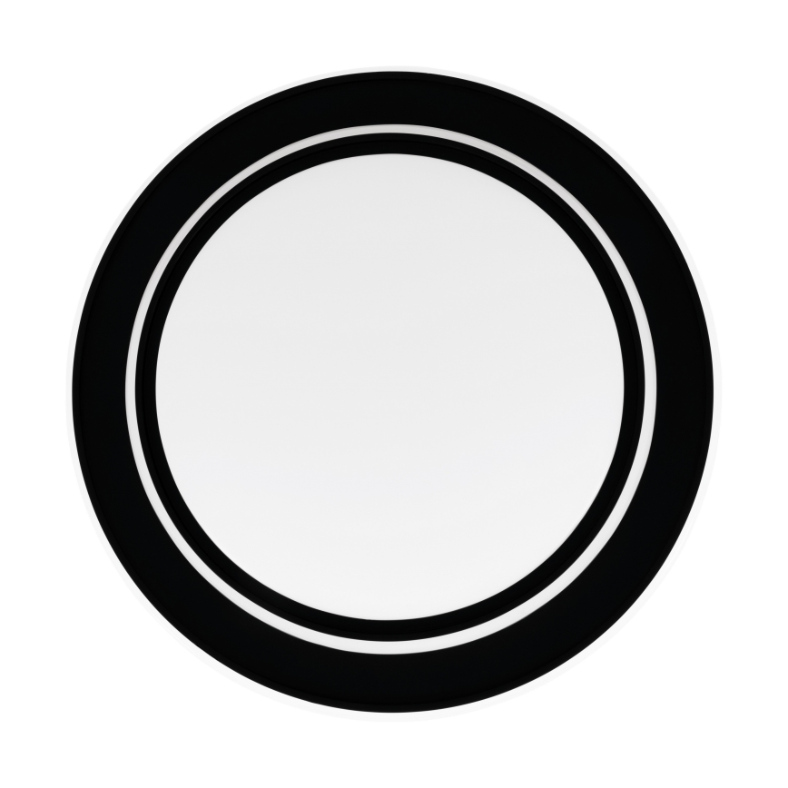 Eglo - LED griestu lampa LED/24W/230V Ø 40 cm melna