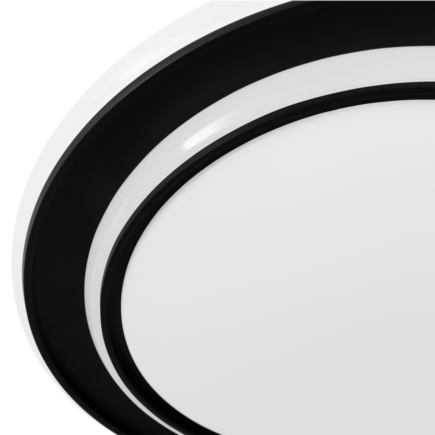 Eglo - LED griestu lampa LED/24W/230V Ø 40 cm melna