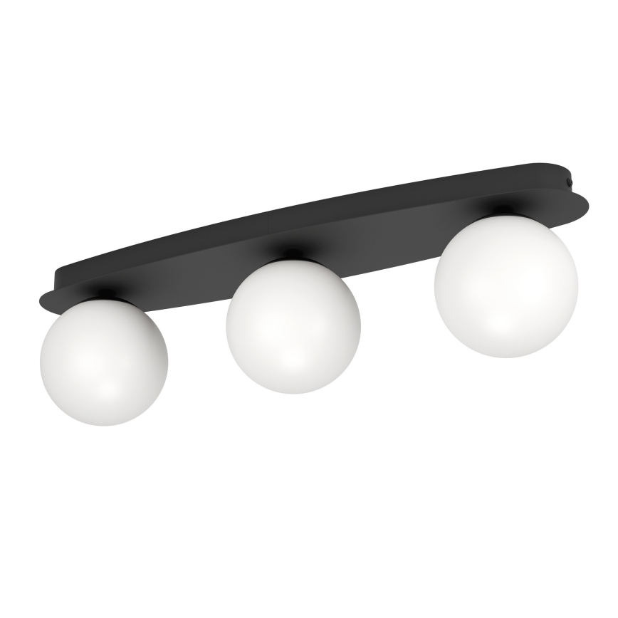 Eglo - LED vannas istabas griestu lampa 3xG9/4,2W/230V IP44 melna