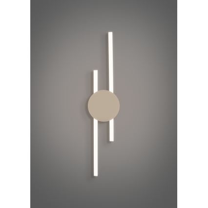 Eglo - LED sienas gaismeklis LED/20W/230V + LED/0,91W bēšs
