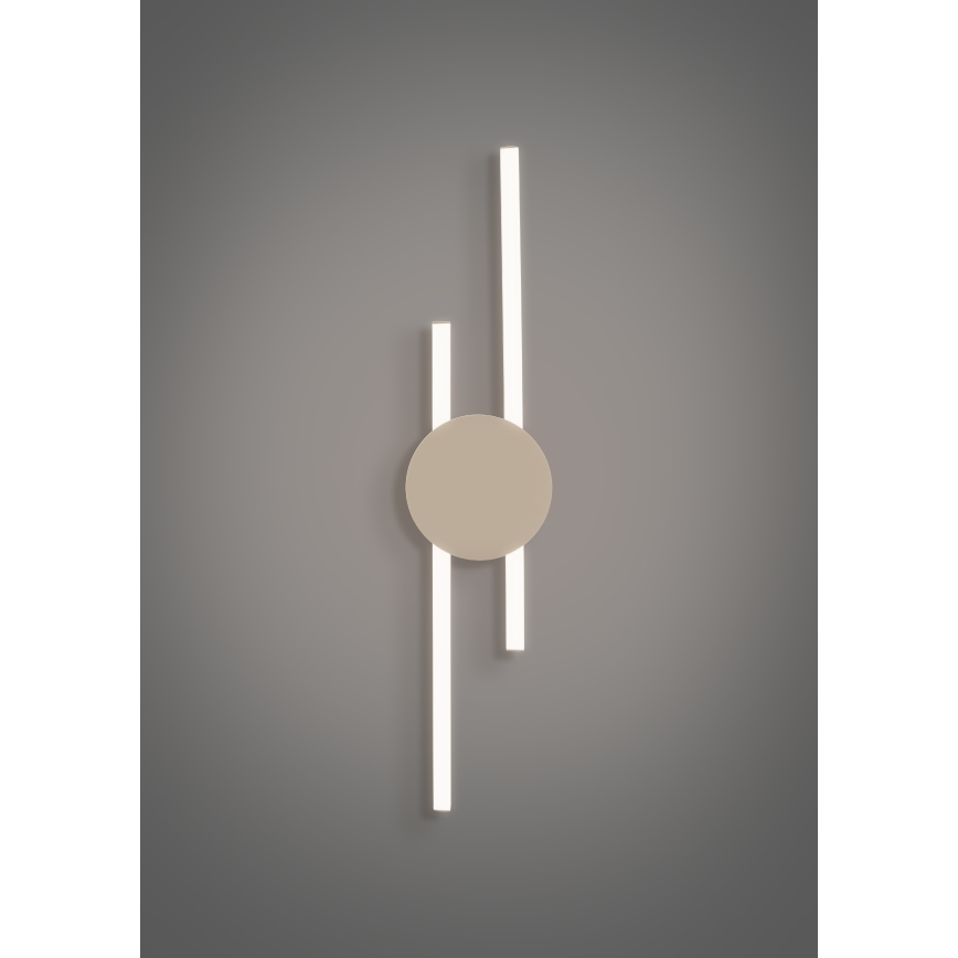 Eglo - LED sienas gaismeklis LED/20W/230V + LED/0,91W bēšs