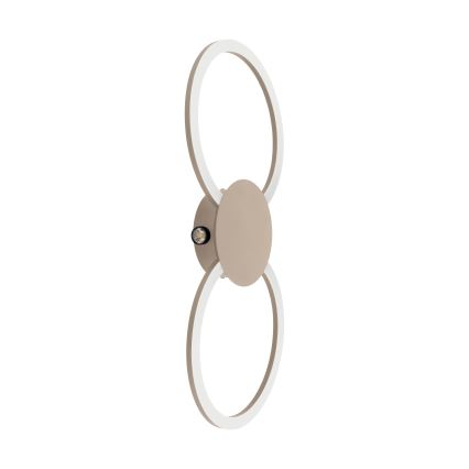 Eglo - LED sienas gaismeklis LED/20W/230V + LED/0,91W bēšs