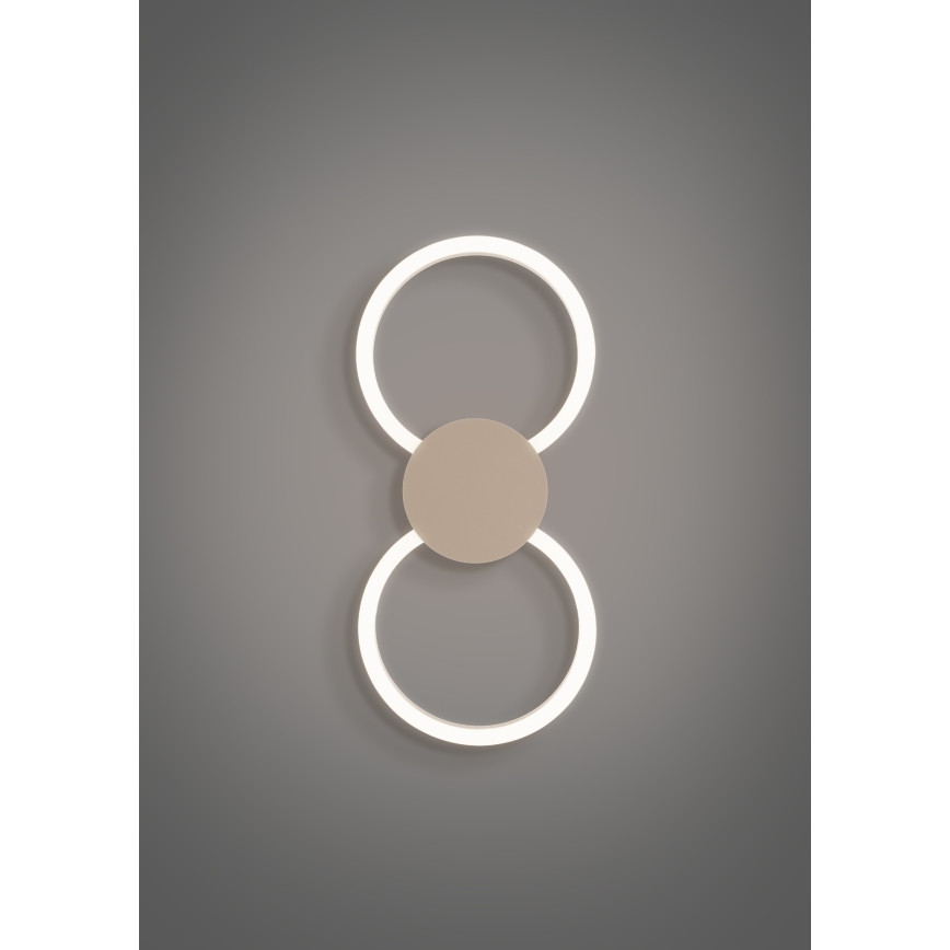 Eglo - LED sienas gaismeklis LED/20W/230V + LED/0,91W bēšs