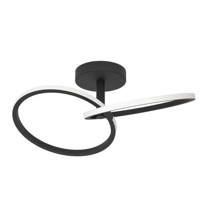 Eglo - LED griestu lampa LED/12W/230V 2700/4000/6500K melna