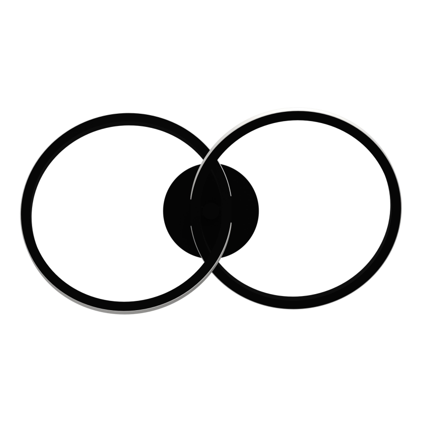 Eglo - LED griestu lampa LED/12W/230V 2700/4000/6500K melna