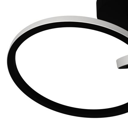 Eglo - LED griestu lampa LED/12W/230V 2700/4000/6500K melna