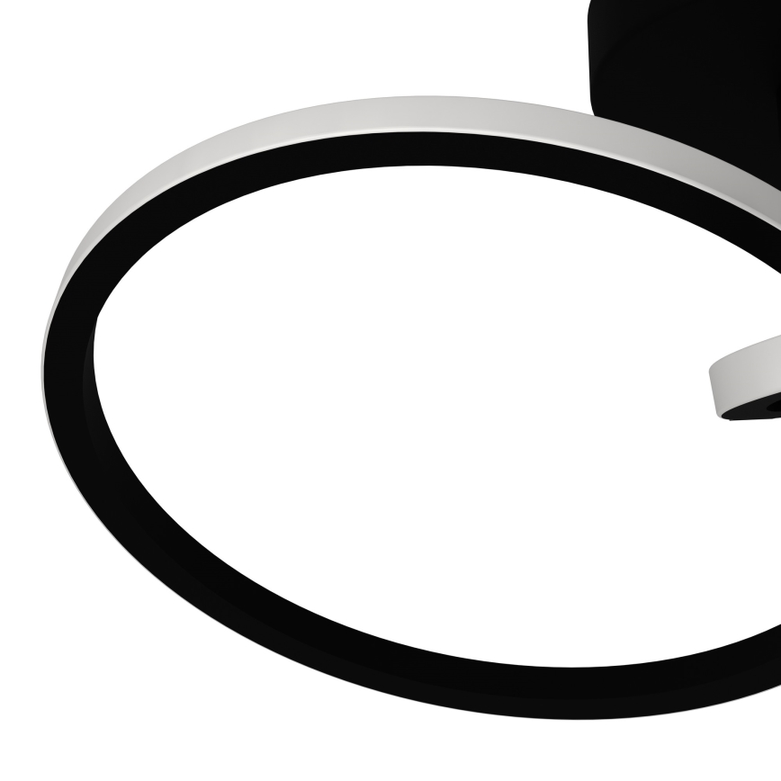 Eglo - LED griestu lampa LED/12W/230V 2700/4000/6500K melna