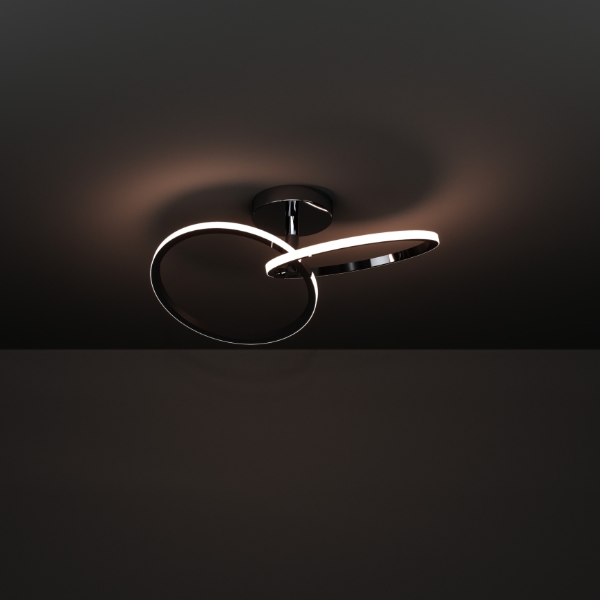 Eglo - LED griestu gaismeklis LED/12W/230V 2700/4000/6500K spīdīgs hroms