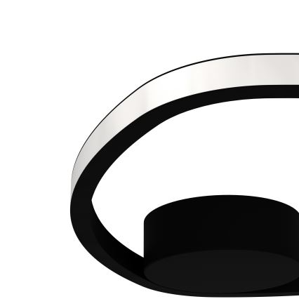 Eglo - LED griestu gaismeklis LED/9,7W/230V 2700/4000/6500K Ø 37,5 cm melns