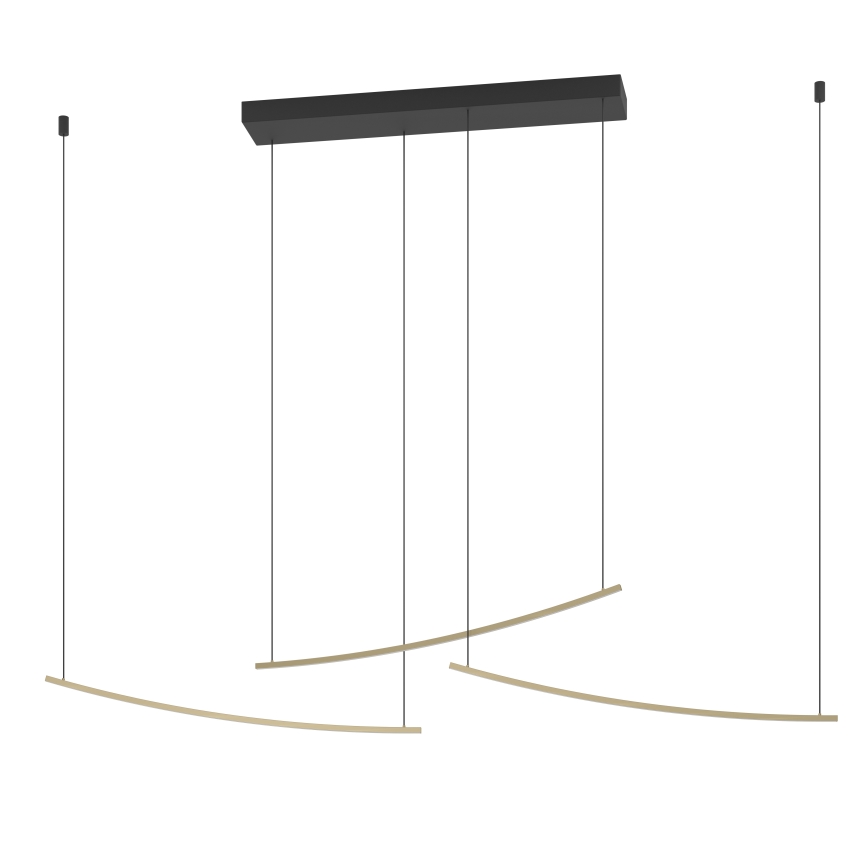 Eglo - LED aptumšojama piekaramā lustra uz troses LED/22W/230V 2700/4000/6500K zelta