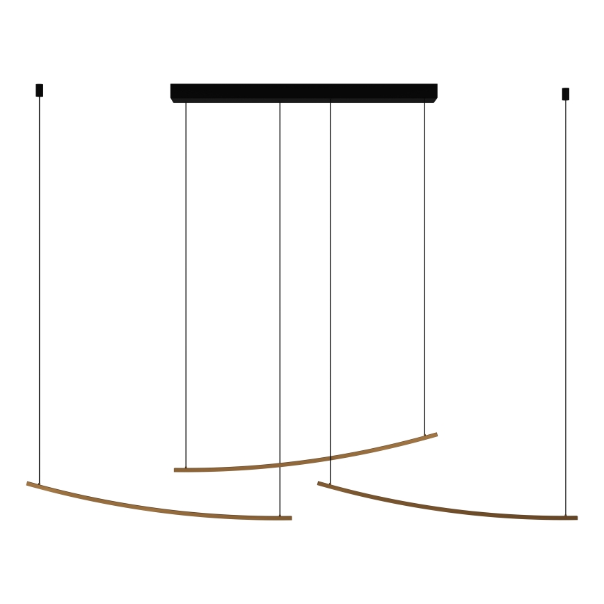 Eglo - LED aptumšojama piekaramā lustra uz troses LED/22W/230V 2700/4000/6500K zelta