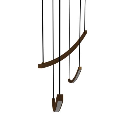 Eglo - LED aptumšojama piekaramā lustra uz troses LED/22W/230V 2700/4000/6500K zelta