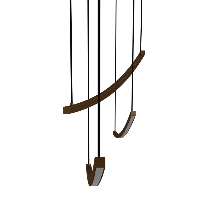 Eglo - LED aptumšojama piekaramā lustra uz troses LED/22W/230V 2700/4000/6500K zelta