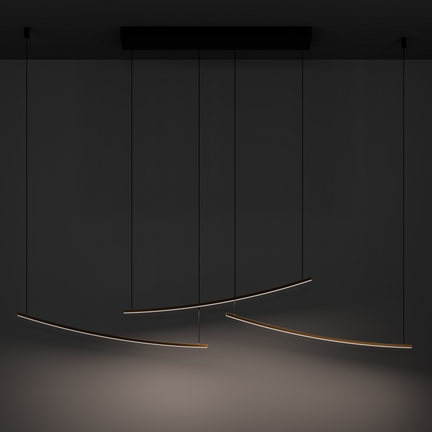 Eglo - LED aptumšojama piekaramā lustra uz troses LED/22W/230V 2700/4000/6500K zelta