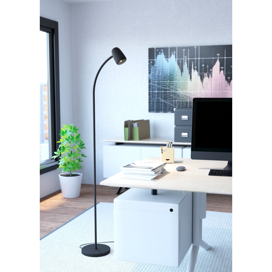 Eglo - Grīdas lampa 1xE14/18W/230V melna