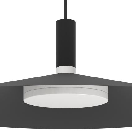 Eglo - LED RGBW regulējama pakaramā lampa uz troses LED/15,5W/230V 2700-6500K melna