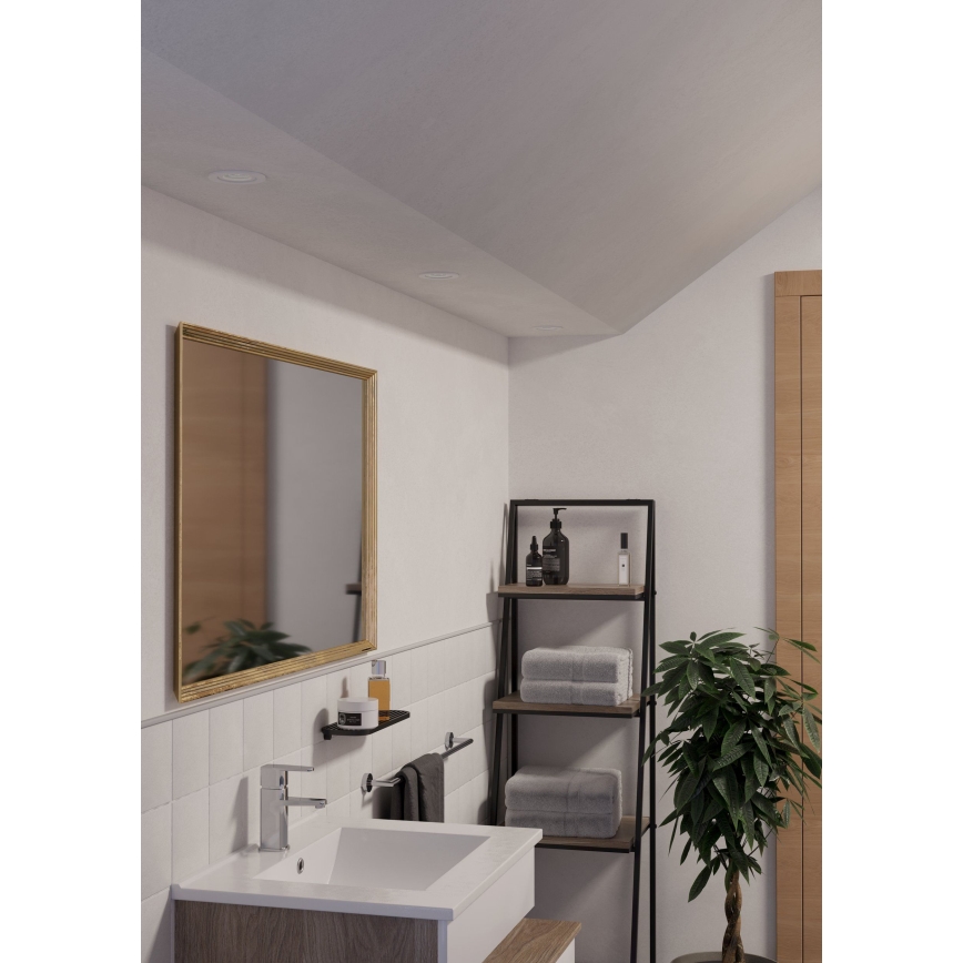 Eglo - LED vannas istabas iebūvējamais spota gaismeklis 1xGU10/4,5W/230V IP44 balts