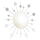 Eglo 90227 - Sienas griestu gaismeklis FILINA 1xE27/60W/230V