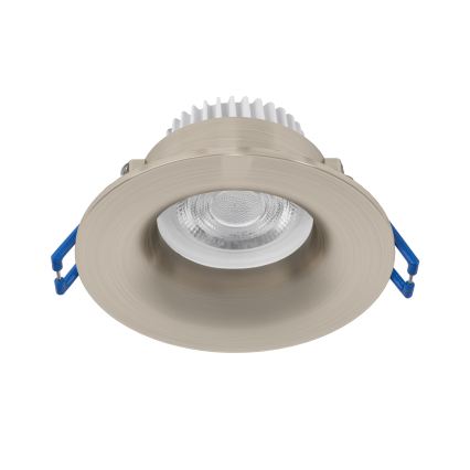 Eglo - LED vannas istabas iebūvējamais griestu gaismeklis LED/4,9W/230V 2700/4000/6500K Ø 8,8 cm IP65 matēts hroms