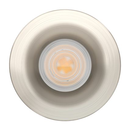 Eglo - LED vannas istabas iebūvējamais griestu gaismeklis LED/4,9W/230V 2700/4000/6500K Ø 8,8 cm IP65 matēts hroms