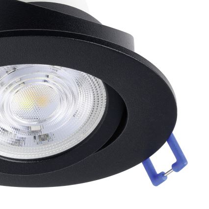 Eglo - komplekts 3x dimējami LED RGBW iebūvējamie griestu gaismekļi LED/4,7W/230V 2700-6500K melni