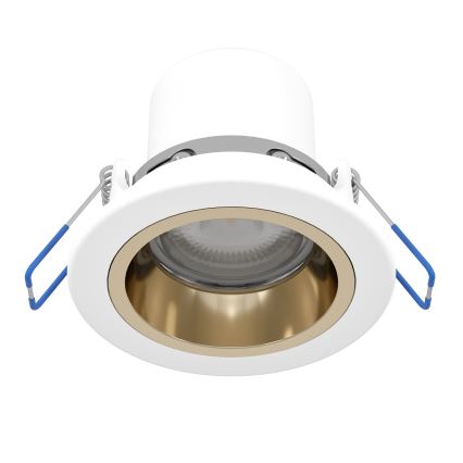 Eglo - Dimējams LED iebūvējamais vannas istabas griestu gaismeklis LED/4,8W/230V 2700/4000/6500K IP44 balta/zelta