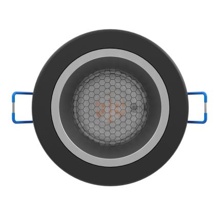 Eglo - LED RGBW dimmējams vannas istabas iebūvējamais griestu gaismeklis LED/4,8W/230V 2700-6500K IP44 melns