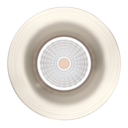 Eglo - 3x LED komplekts spilgtuma regulējams iebūvējamais griestu gaismeklis LED/6,4W/230V diam. 8,8 cm matēts hroms