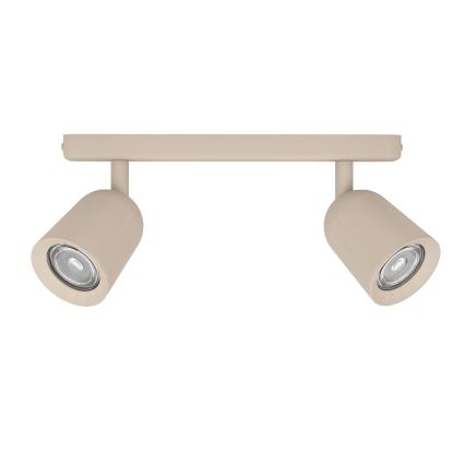 Eglo - Virziena gaismeklis 2xGU10/10W/230V bēšs