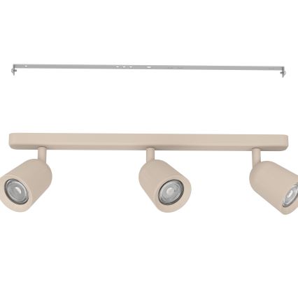 Eglo - Virziena lampa 3xGU10/10W/230V bēša