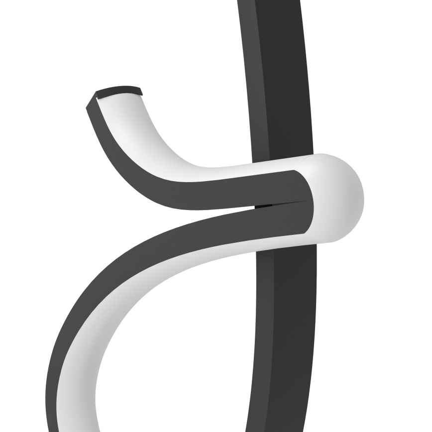 Eglo - LED galda lampa LED/12W/230V 2700/4000/6500K melna