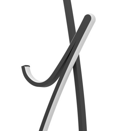 Eglo - LED grīdas lampa LED/20W/230V 2700/4000/6500K melna