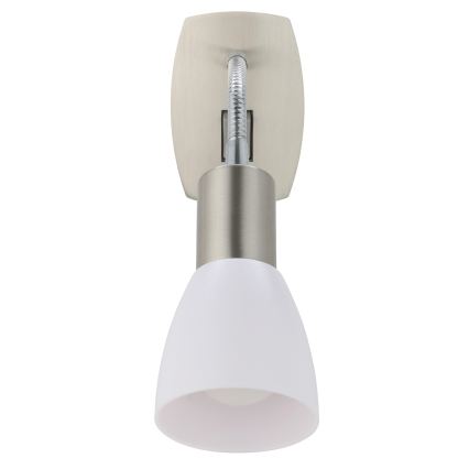 Eglo - sienas lampiņa kontaktligzdai 1xE14/5W/230V matēts hroms