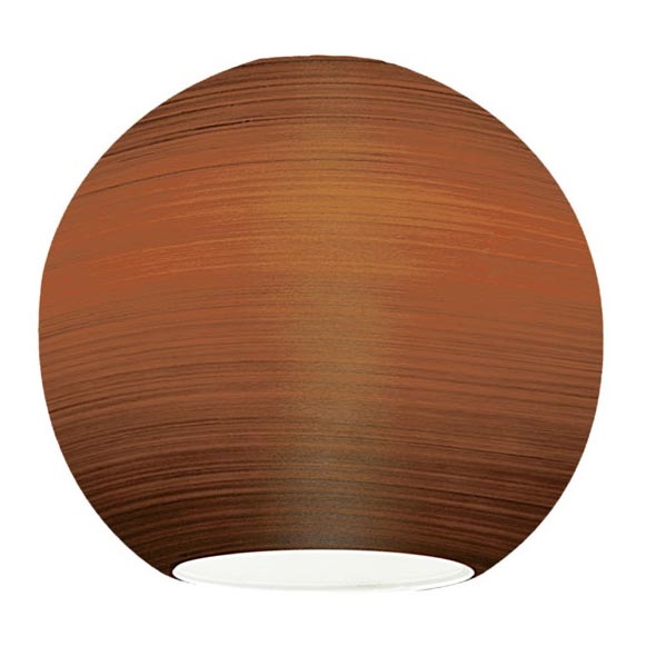 EGLO 90251 - Rezerves stikls lustrai, galda lampai, griestu lampai un starmetim MY CHOICE E14 d. 9 cm brūna noslaucīts