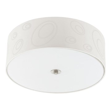 EGLO 90343 - Griestu gaismeklis INDO 3xE27/60W bēšs
