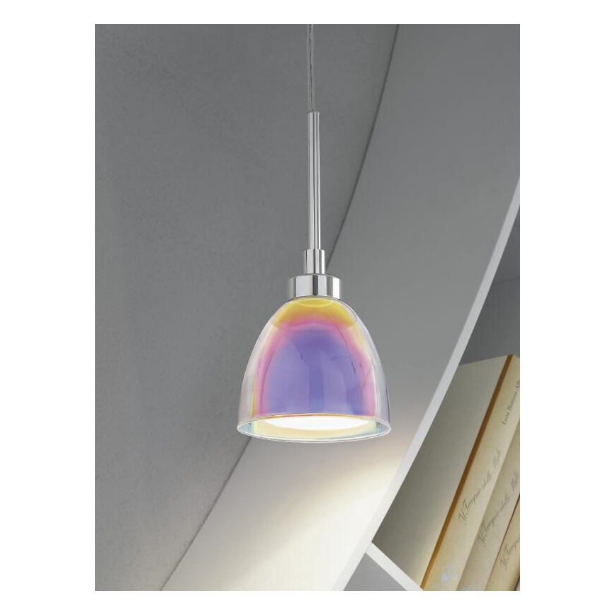 EGLO 90365 - Piekarama lustra ACENTO 1xG9/40W krāsaina