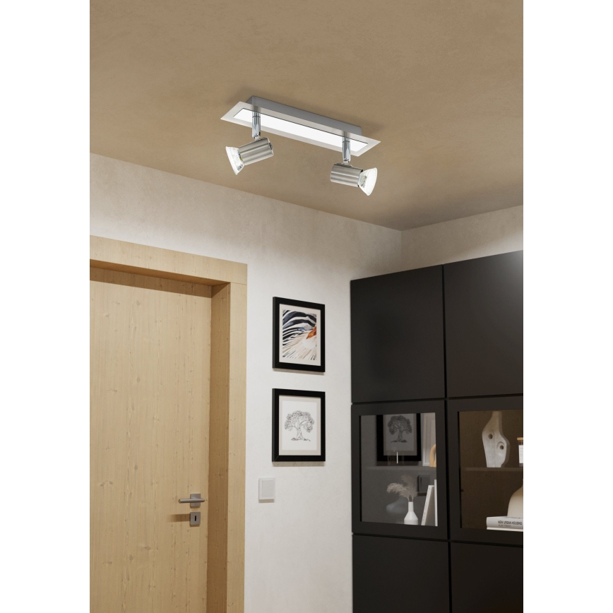 EGLO -Sienas griestu lampa 2xGU10/LED/3W