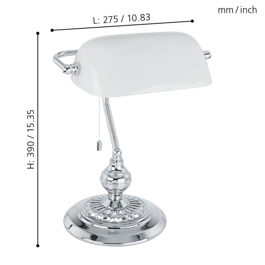 Eglo - Galda lampa E27/60W