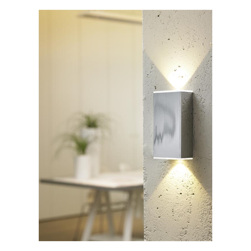 EGLO 91559 - LED sienas gaismeklis ABIDA 2xLED/4.76W hroma