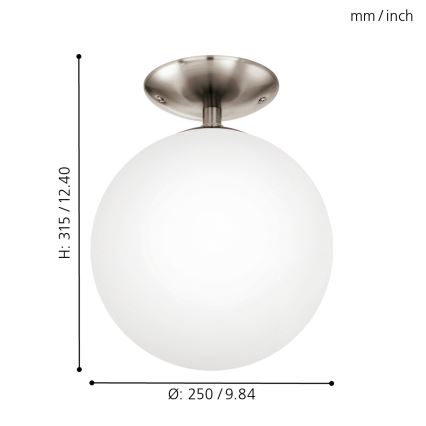 EGLO - Griestu lampa 1xE27/60W d. 25 cm