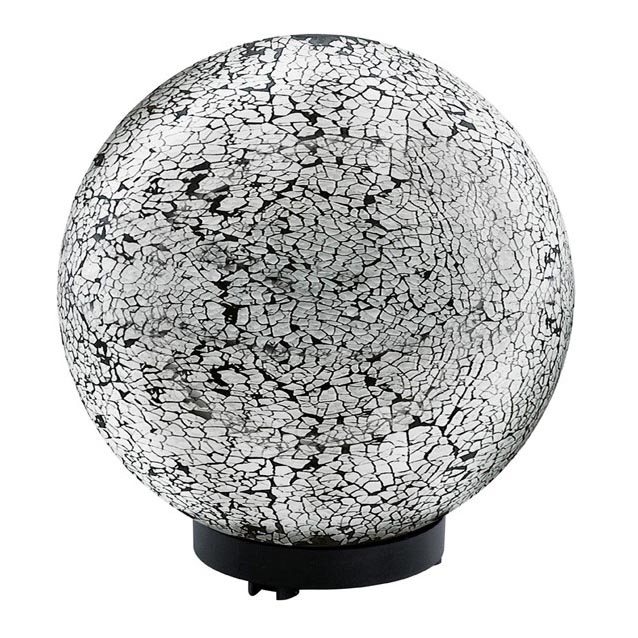 EGLO 91638 - Āra Maza lampa TERRALUNA 1 1xE27/18W melna / balta