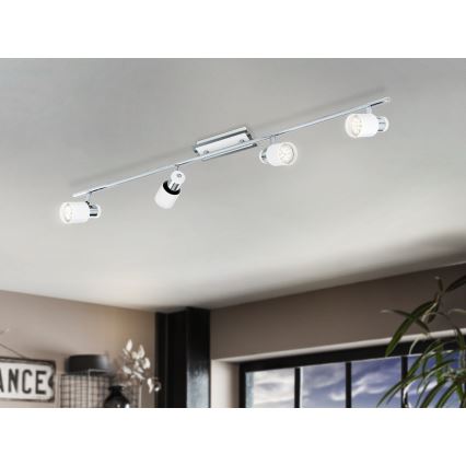 Eglo - LED starmetis 4xGU10-LED/5W/230V