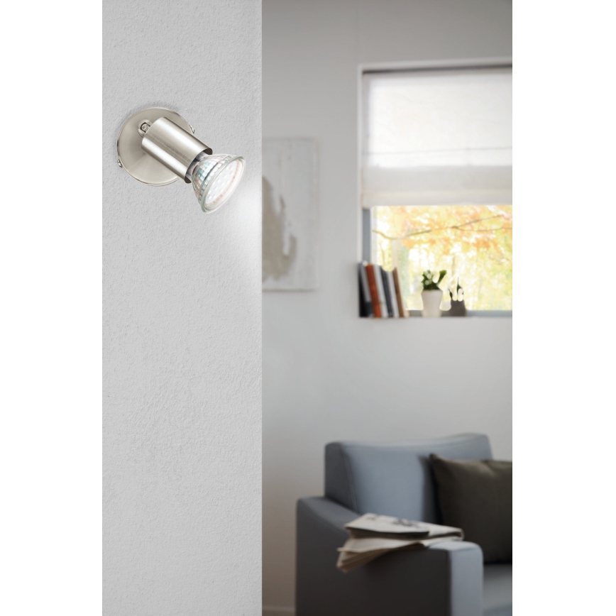 Eglo - LED Sienas starmetis LED 1xGU10/2,8W/230V