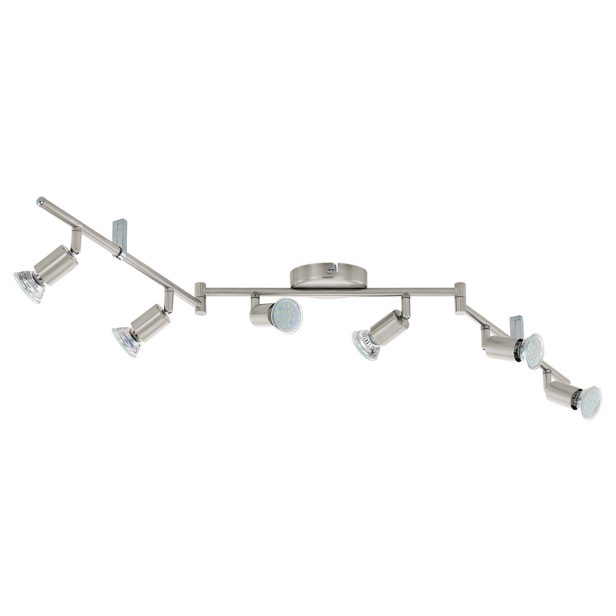 Eglo - LED starmetis 6xGU10-LED/2,8W/230V
