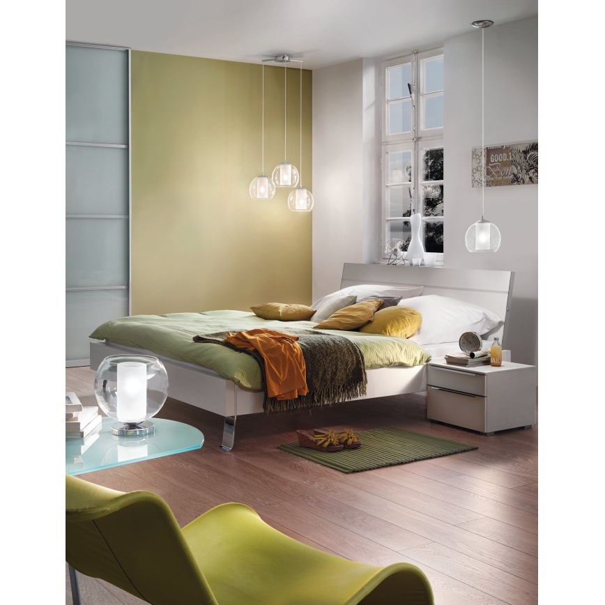 Eglo 92762 - Lustra uz troses BOLSANO 3xE27/60W