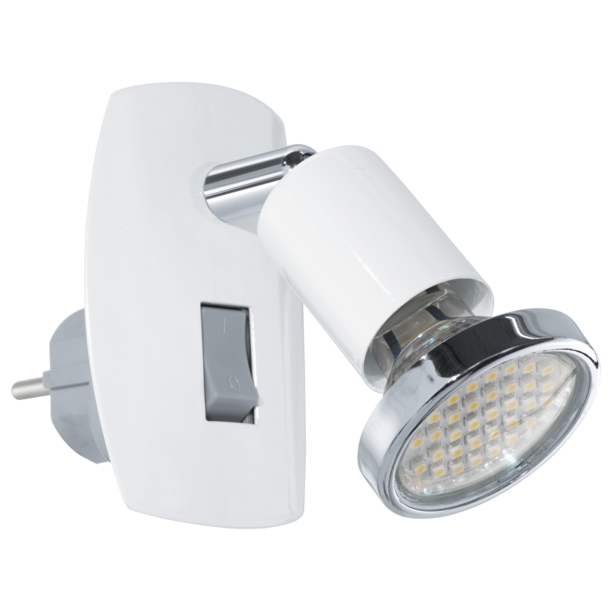 Eglo - LED kontaktligzdas lampa 1xGU10-LED/3W/230V